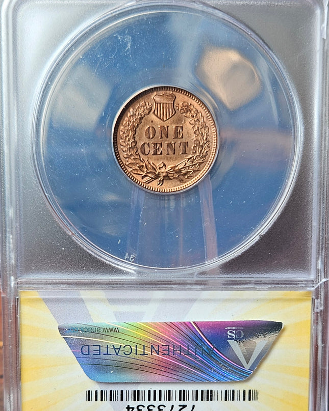 1889 1 Cent "Indian Head Cent" (MS62)