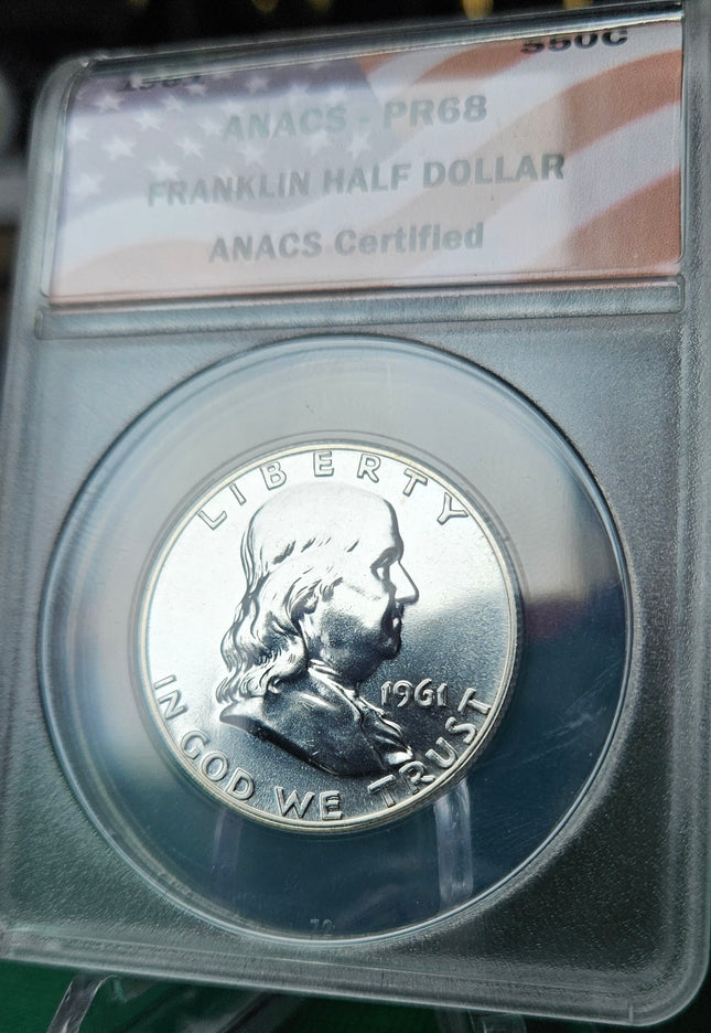 1961 Franklin Half Dollar Proof (PR68)
