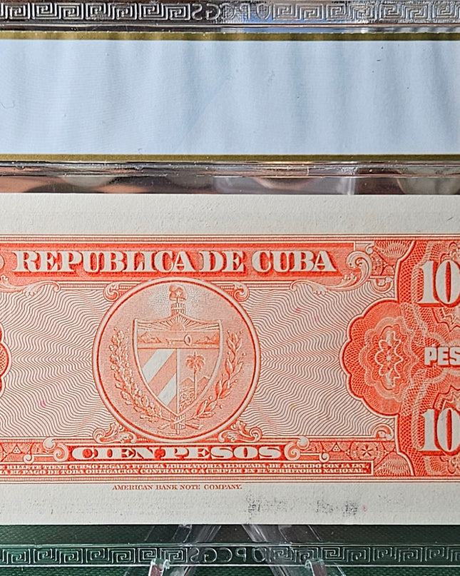 1959 100 Pesos Banco Nacional PCGS (66 PPQ) GEM UNC