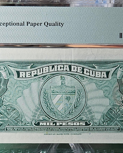 1950 1000 Pesos Banco Nacional PMG 40