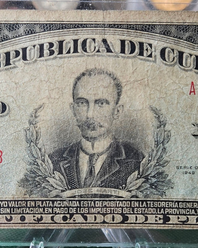 1949 1 Peso Certificado Plata