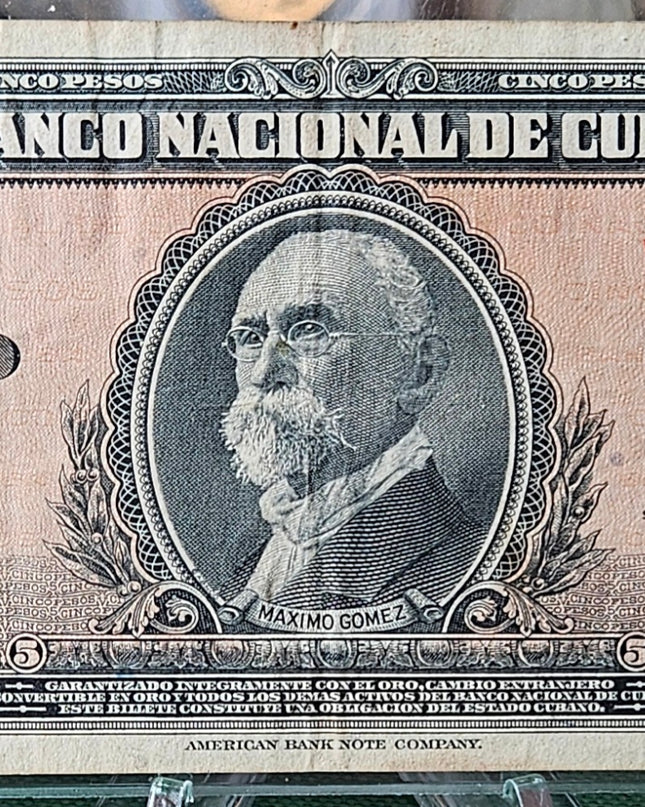 1949 5 Pesos Banco Nacional