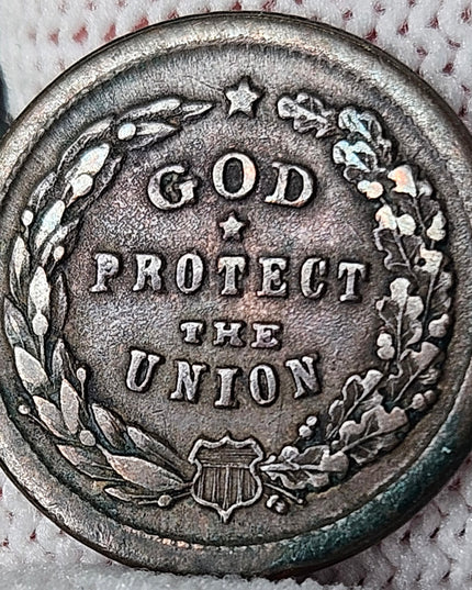 1863 Civil War Token - God Protect The Union