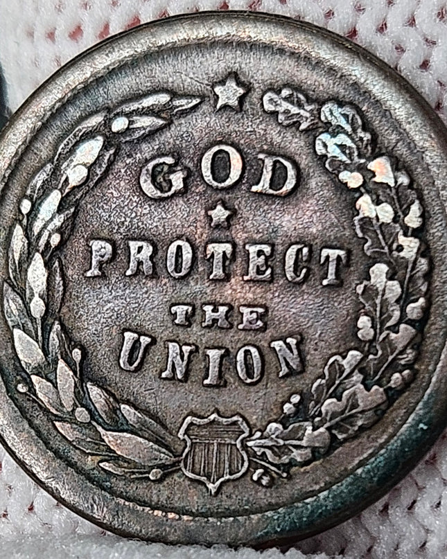 1863 Civil War Token - God Protect The Union