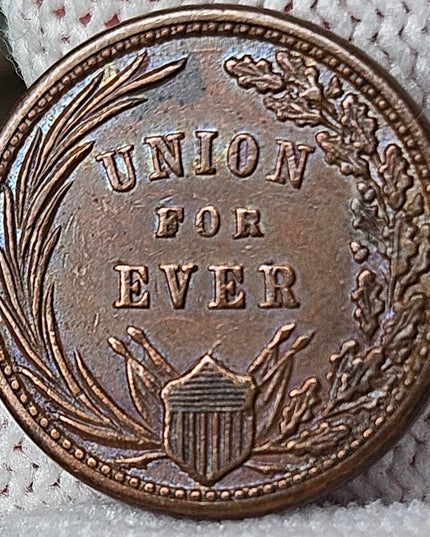 1863 Washington Civil War Token "First in War"