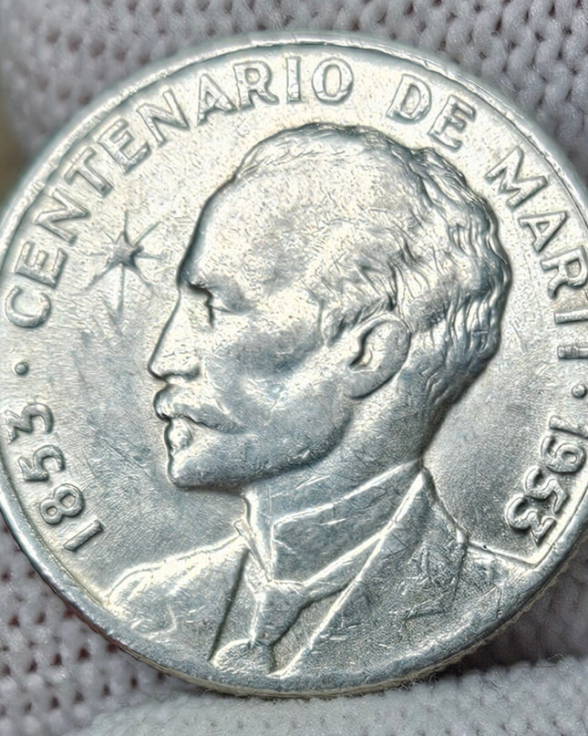 1953 25 Centavos - (Centenario del natalicio de José Martí)