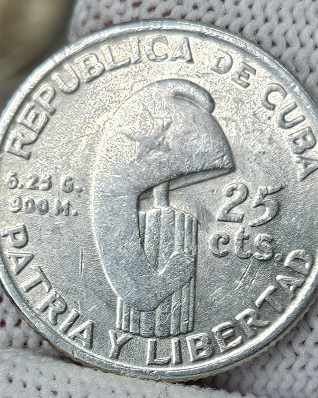1953 25 Centavos - (Centenario del natalicio de José Martí)