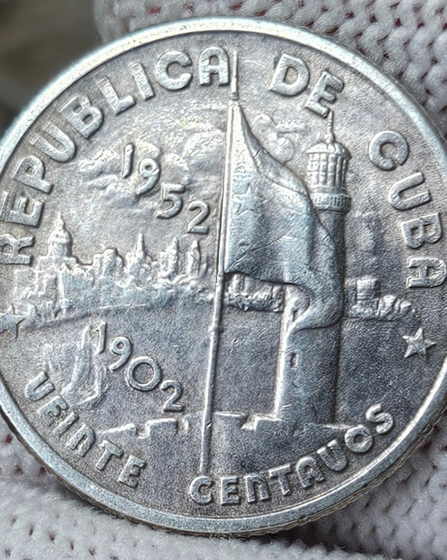 1952 20 Centavos (50 Aniversario de la República)