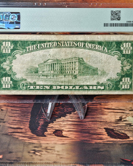1929 (F) $10 FEDERAL RESERVE BANK NOTE ATLANTA (PMG - VF20)