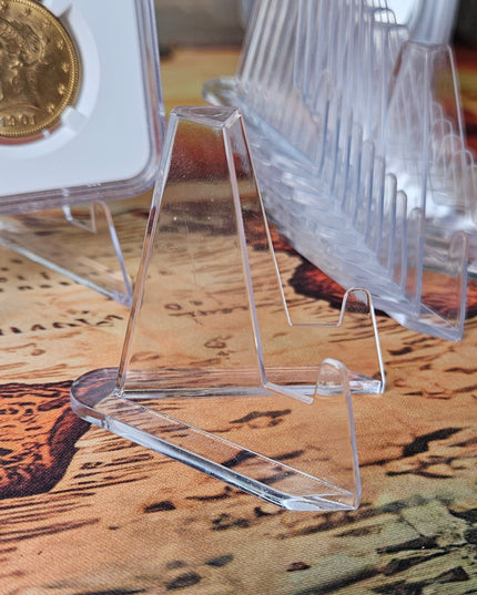 Soporte de monedas de acrílico (Cantidad: 10)
