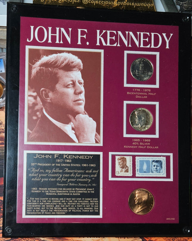 Colección enmarcada - Homenaje a Kennedy